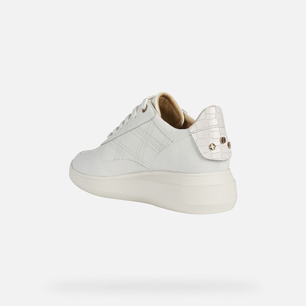 Basket Geox Rubidia - Blanche - Femme 301295-HMZ